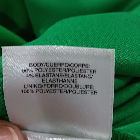 Kasper Women's (Size 3X)  Green/Pink Colorblock Knee-Length Sheath Dress (NWT) - Picture 7 of 14